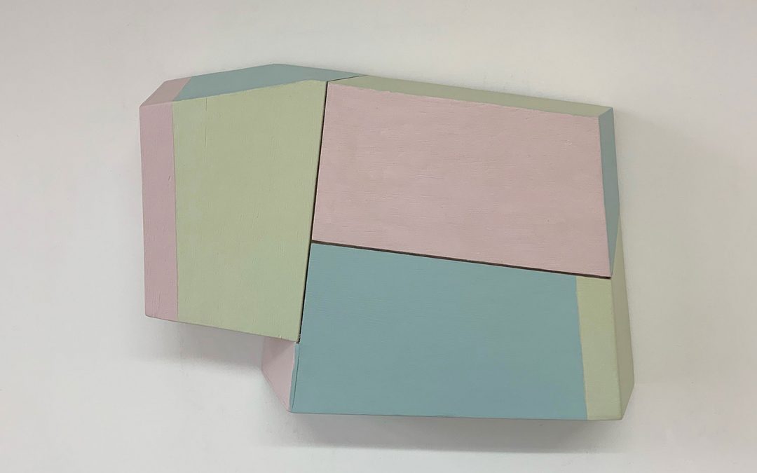 colour study green/pink/blue