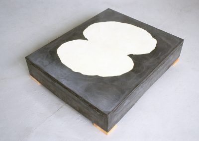 allan watson, slab, 1992, concrete and pigment, 840x1020x230mm, photo: stuart johnstone, no longer extant