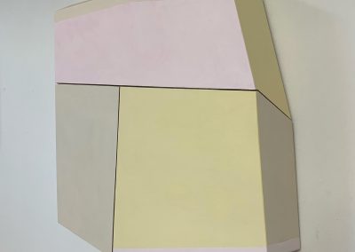 colour study, pink/yellow/brown