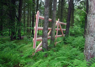 aden country park: enter the forest, 2017, timber, 7200x2800x120mm, aden country park
